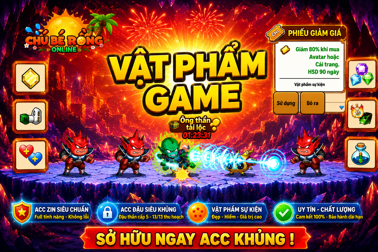 Vật Phẩm Game Ngọc Rồng